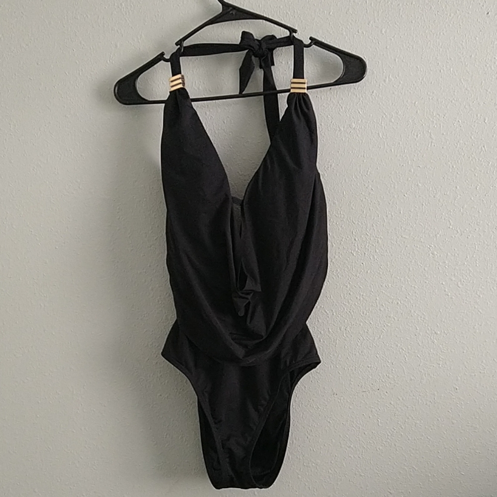 Black One Piece Swimsuit